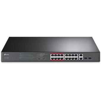 Коммутатор TP-Link TL-SL1218MP 16x100Mb 2G 16PoE+ 192W неуправляемый от магазина РЭССИ