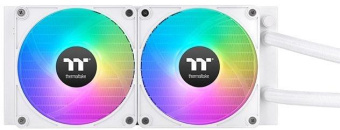 Система водяного охлаждения Thermaltake TH240 V2 Ultra EX Snow ARGB Soc-AM5/AM4/1151/1200/1700 белый 4-pin 28.5dB Al+Cu LCD Ret (CL-W425-PL12SW-A) от магазина РЭССИ