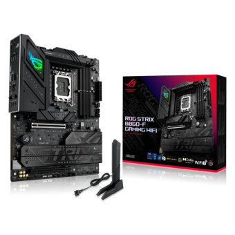 Материнская плата Asus ROG STRIX B860-F GAMING WIFI Soc-1851 Intel B860 4xDDR5 ATX AC`97 8ch(7.1) 2.5Gg RAID+HDMI от магазина РЭССИ