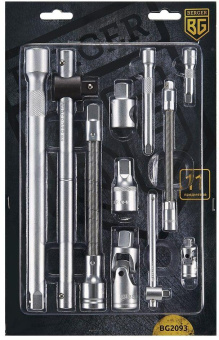 Набор удлинителей Berger BG2093 в комплекте 11 предметов от магазина РЭССИ