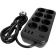 Картинка Сетевой фильтр Powercom SP-08 USB03AB 3м (8 розеток) черный (коробка) от магазина РЭССИ Сетевой фильтр Powercom SP-08 USB03AB 3м (8 розеток) черный (коробка) от магазина РЭССИ