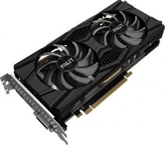 Видеокарта Palit PCI-E PA-RTX2060SUPER DUAL 8G NVIDIA GeForce RTX 2060SUPER 8192Mb 256 GDDR6 1470/14000 DVIx1 HDMIx1 DPx1 HDCP Ret от магазина РЭССИ