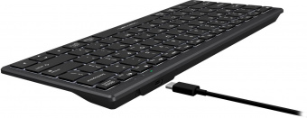 Клавиатура A4Tech Fstyler FX61 серый USB slim LED (FX61 GREY) от магазина РЭССИ