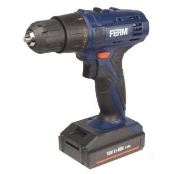Дрель-шуруповерт Ferm CDM1120 аккум. патрон:быстрозажимной (кейс в комплекте) от магазина РЭССИ