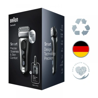 Бритва сетчатая Braun Series 8 8467 CC реж.эл.:4 питан.:аккум. черный от магазина РЭССИ