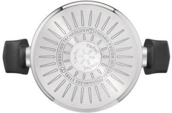 Кастрюля Tefal Intuition E3016104 6.1л. d=22см (с крышкой) серебристый (2100117526) от магазина РЭССИ