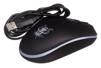 Мышь Оклик 706G OCTA черный оптическая (1600dpi) USB (4but) от магазина РЭССИ