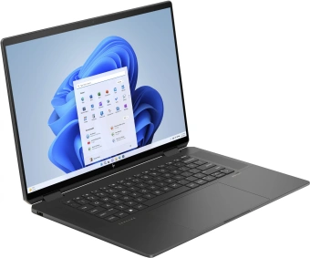 Ноутбук HP Spectre x360 16-aa0009ci Core Ultra 7 155H 16Gb SSD512Gb Intel Arc 16" OLED Touch 2.8K (2880x1800) Windows 11 Home black WiFi BT Cam (A19GSEA) от магазина РЭССИ