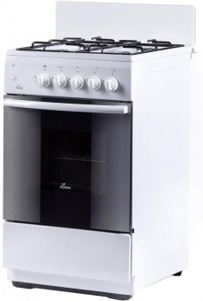Плита Комбинированная Flama AK 1416 W белый (без крышки) реш.сталь от магазина РЭССИ