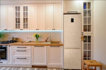 Холодильник Weissgauff WRK 2010 DBe Total NoFrost бежевый (двухкамерный) от магазина РЭССИ