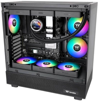 Вентилятор Thermaltake CT120 Sync реверсивный ARGB черный 4-pin 31.2dB Ret (CL-F173-PL12SW-A) от магазина РЭССИ