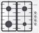 Картинка Газовая варочная поверхность Darina 1T1 BGM 341 11 W белый от магазина РЭССИ Газовая варочная поверхность Darina 1T1 BGM 341 11 W белый от магазина РЭССИ