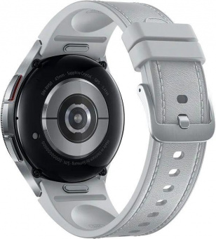Смарт-часы Samsung Galaxy Watch 6 Classic 43мм 1.3" AMOLED корп.серебристый рем.серебристый (SM-R950NZSACIS) от магазина РЭССИ
