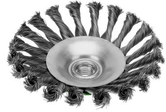 Щетка дисковая по мет. Сибртех 746117 d=125мм d(посад.)=14мм (шлифовальные машины/дрели) (упак.:1шт) от магазина РЭССИ