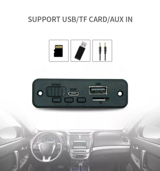 JQ-D032BT Модуль усилителя мощности 2X3W BT,MP3, SD 3.7V-5V от магазина РЭССИ