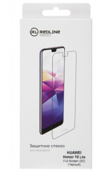 Защитное стекло для экрана Redline черный для Huawei Honor 10 Lite/11i 3D 1шт. (УТ000017125) от магазина РЭССИ