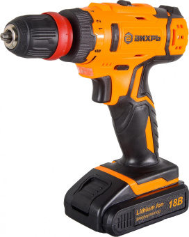 Дрель-шуруповерт Вихрь ДА-18Л-2КC аккум. патрон:быстрозажимной (кейс в комплекте) (72/14/34) от магазина РЭССИ