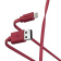 Картинка Кабель Hama 00187233 USB (m)-Lightning (m) 1м красный плоский от магазина РЭССИ Кабель Hama 00187233 USB (m)-Lightning (m) 1м красный плоский от магазина РЭССИ