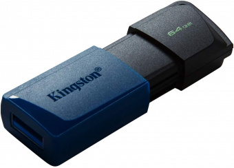 Флеш Диск Kingston 64Gb DataTraveler Exodia M DTXM/64GB USB3.0 черный/синий от магазина РЭССИ
