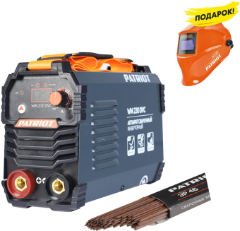 Сварочный аппарат Patriot WM230DVC инвертор ММА 10.7кВт от магазина РЭССИ