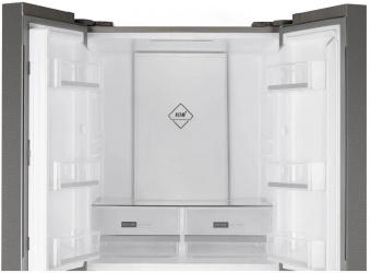 Холодильник Weissgauff WCD 450 X NoFrost Inverter 2-хкамерн. нержавеющая сталь (двухкамерный) от магазина РЭССИ