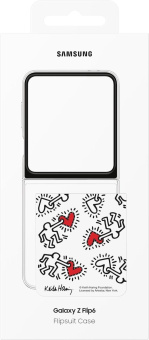Чехол (клип-кейс) Samsung для Samsung Galaxy Z Flip6 Flipsuit Case Flip 6 (F741) белый/прозрачный (EF-ZF741CWEGRU) от магазина РЭССИ