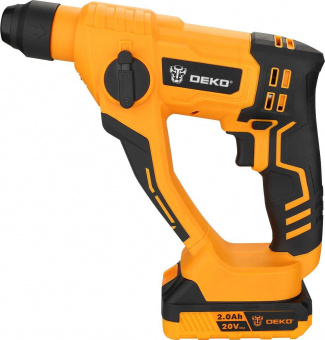 Перфоратор Deko DKCH20 патрон:SDS-plus уд.:1.2Дж 40Вт аккум. (кейс в комплекте) от магазина РЭССИ