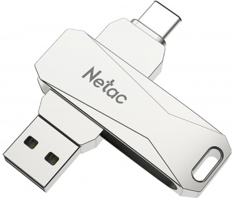 Флеш Диск Netac 128Gb U782C NT03U782C-128G-30PN USB3.0 серебристый Windows XP/7/8/10+; Mac OS X 10.5+; Linux 2.4.x+; Android 7.0 or above от магазина РЭССИ