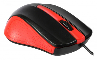 Мышь Acer OMW012 черный/красный оптическая (1200dpi) USB (3but) от магазина РЭССИ