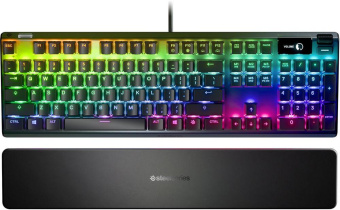 Клавиатура Steelseries Apex 7 Red Switch Ru механическая черный USB Multimedia for gamer LED (подставка для запястий) (64642) от магазина РЭССИ