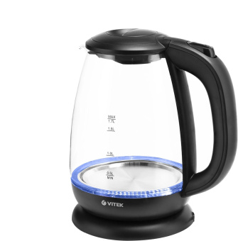 Чайник электрический Vitek VT-7058 1.7л. 2200Вт корпус: стекло от магазина РЭССИ