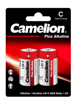 Батарея Camelion Plus Alkaline LR14-BP2 C 8000mAh (2шт) блистер от магазина РЭССИ
