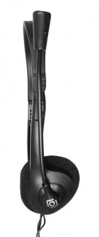 Наушники с микрофоном Оклик HS-M143VB черный 1.8м накладные оголовье (614036) от магазина РЭССИ