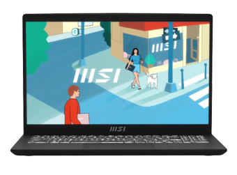 Ноутбук MSI Modern 15 H B13M-096XRU Core i5 13420H 16Gb SSD512Gb Intel Iris Xe graphics 15.6" IPS FHD (1920x1080) Free DOS black WiFi BT Cam (9S7-15H411-096) от магазина РЭССИ