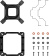 Устройство охлаждения(кулер) Deepcool AK400 Zero Dark Soc-AM5/AM4/1151/1200/1700 черный 4-pin 29dB Al+Cu 220W 661gr Ret (R-AK400-BKNNMN-G-2) от магазина РЭССИ