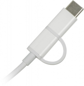 Кабель Xiaomi Mi 2-in-1 SJV4082TY USB (m)-USB Type-C (m)/micro USB (m) 1м белый от магазина РЭССИ