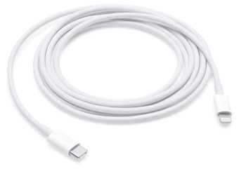 Кабель Apple MQGH2ZM/A USB Type-C (m)-Lightning (m) 2м белый от магазина РЭССИ
