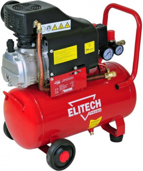 Компрессор поршневой Elitech КПМ 400/50 Промо масляный 230л/мин 50л 1600Вт красный/черный от магазина РЭССИ