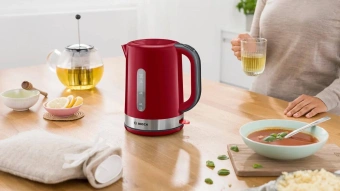 Чайник электрический Bosch TWK6A514 1.7л. 2200Вт красный корпус: пластик от магазина РЭССИ
