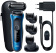 Картинка Бритва сетчатая Braun Series 6 61-B1500s реж.эл.:3 питан.:аккум. синий/черный от магазина РЭССИ Бритва сетчатая Braun Series 6 61-B1500s реж.эл.:3 питан.:аккум. синий/черный от магазина РЭССИ
