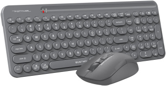 Клавиатура + мышь A4Tech Fstyler FG3300 Air клав:серый мышь:серый USB беспроводная slim Multimedia от магазина РЭССИ