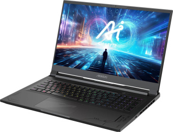 Ноутбук Gigabyte Aorus 17X AZG Core i9 14900HX 32Gb SSD2Tb NVIDIA GeForce RTX4090 16Gb 17.3" IPS QHD (2560x1440) Windows 11 Home black WiFi BT Cam (AZG-65KZ665SH) от магазина РЭССИ