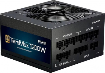 Блок питания Zalman ATX 1200W ZM1200-TMX 80+ gold (24+4+4pin) APFC 120mm fan 12xSATA Cab Manag RTL от магазина РЭССИ