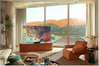 Телевизор QLED Samsung 65" QE65QN90BAUXCE Series 9 черный 4K Ultra HD 120Hz DVB-T2 DVB-C DVB-S2 USB WiFi Smart TV (RUS) от магазина РЭССИ