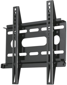 Кронштейн для телевизора Hama H-84424 черный 10"-37" макс.25кг настенный фиксированный от магазина РЭССИ