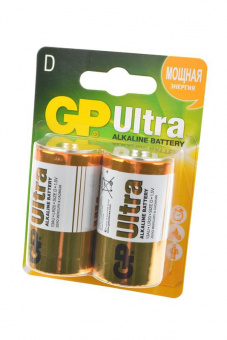 Элемент питания GP Ultra GP13AU-2CR2 LR20 BL2 от магазина РЭССИ