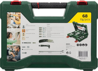 Набор принадлежностей Bosch V-line 68 предметов (жесткий кейс) от магазина РЭССИ