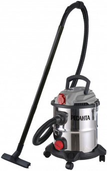 Строительный пылесос Ресанта ПС-1500/20 1500Вт (уборка: сухая/влажная) серебристый от магазина РЭССИ