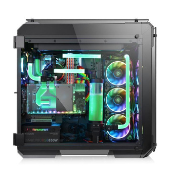 Корпус Thermaltake View 71 TG черный без БП ATX 9x120mm 4x140mm 2xUSB2.0 2xUSB3.0 audio bott PSU от магазина РЭССИ