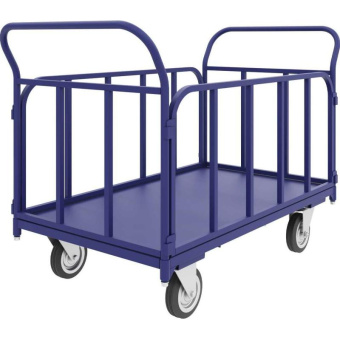 Платформенная тележка с трубчатыми бортами RUSKLAD ТБ 3 600x1000 мм d125 мм ТБ 3 125 от магазина РЭССИ